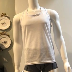 NWT LASC Arena White Tank Top with Racer Back